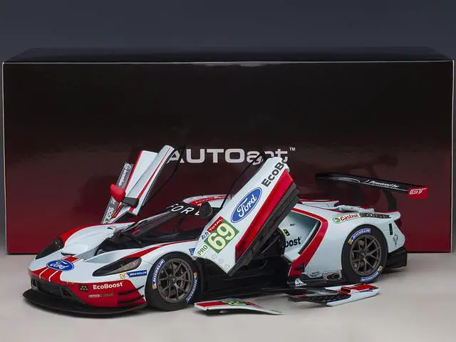 Alt view image 11 of 14 - Ford GT #69 Ryan Briscoe - Scott Dixon - Richard Westbrook 24H of Le Mans (2019) 1/18 Model Car by Autoart