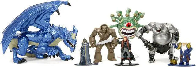 Alt view image 3 of 7 - "Dungeons and Dragons" Set of 7 Diecast Figures by Jada