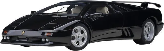 Alt view image 5 of 13 - Lamborghini Diablo SE30 Deep Black Metallic 1/18 Model Car by Autoart