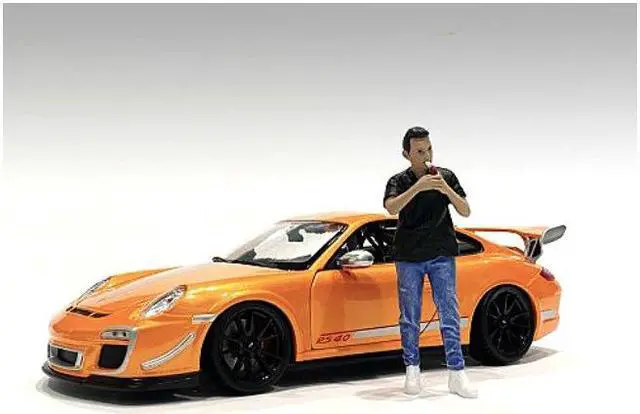 Alt view image 5 of 5 - "Car Meet 1" Figurine VI for 1/18 Scale Models by American Diorama