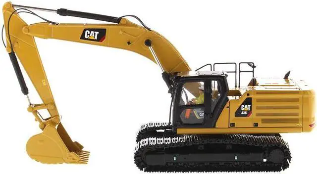 Alt view image 6 of 13 - Diecast Masters 85586 CAT Caterpillar 336 Next Generation Hydraulic Excavator & Operator High Line Series 1-50 Diecast Model