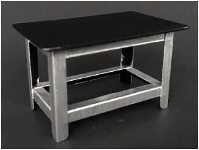 Alt view image 5 of 7 - American Diorama 77519 Metal Work Bench for 1 isto 18 Diecast Model Car