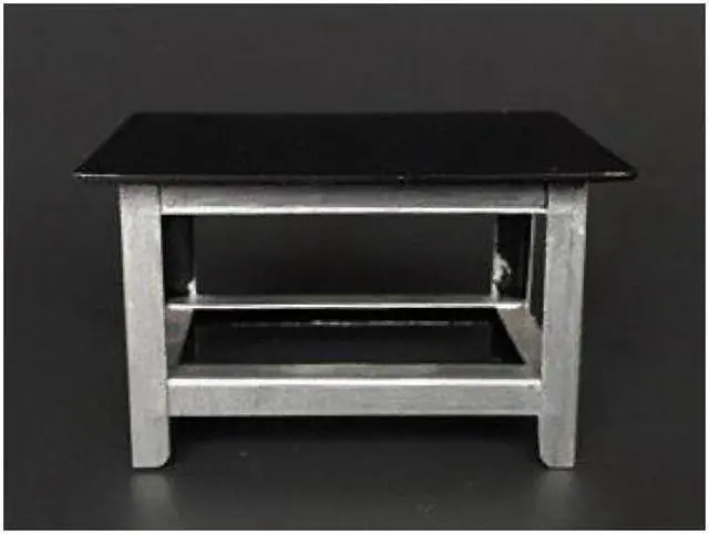 Alt view image 6 of 7 - American Diorama 77519 Metal Work Bench for 1 isto 18 Diecast Model Car