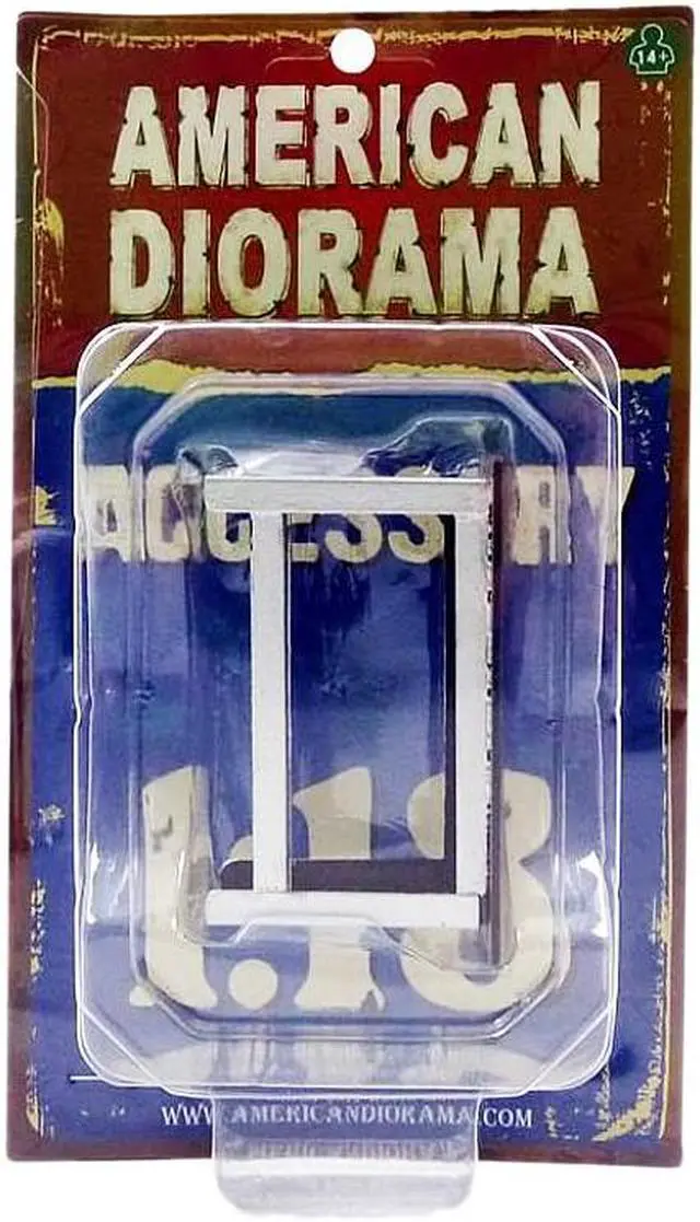 Alt view image 7 of 7 - American Diorama 77519 Metal Work Bench for 1 isto 18 Diecast Model Car