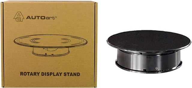 Alt view image 4 of 6 - Rotary Display Turntable Stand Small 8 Inches with Black Top for 1/64, 1/43, 1/32, 1/24 Scale Models by Autoart