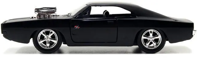 Alt view image 4 of 12 - Dom's Dodge Charger R/T Matt Black "Fast & Furious" Movie 1/32 Diecast Model Car by Jada