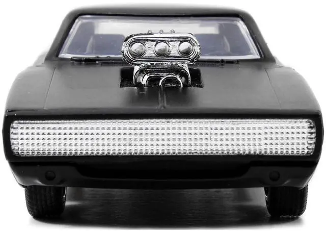 Alt view image 6 of 12 - Dom's Dodge Charger R/T Matt Black "Fast & Furious" Movie 1/32 Diecast Model Car by Jada