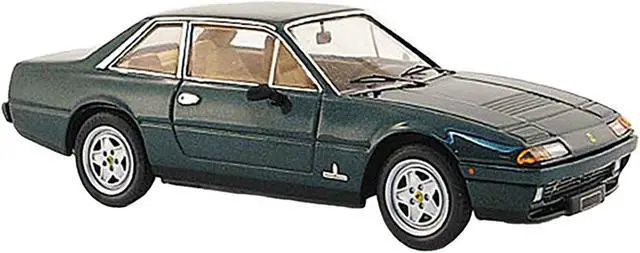 Alt view image 3 of 5 - Ferrari 412 Green Limited Edition Elite 1/43 Diecast Model Car by Hotwheels