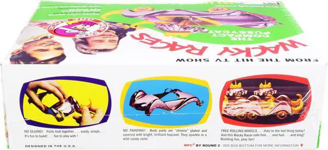 Alt view image 5 of 6 - Skill 2 Snap Model Kit The Compact Pussycat with Penelope Pitstop Figurine "Wacky Races" (1968) TV Series 1/25 Scale Model by MPC