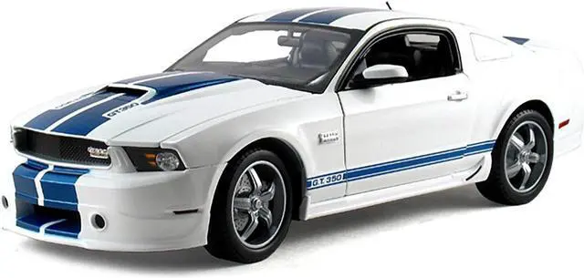 Alt view image 3 of 5 - 2011 Ford Shelby Mustang GT350 White 1/18 Diecast Model Car by Shelby Collectibles