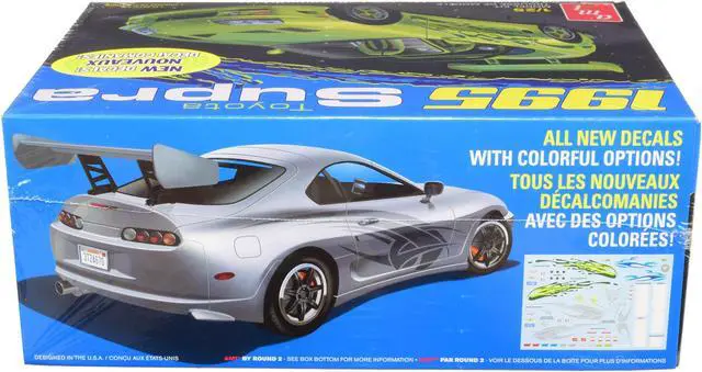 Alt view image 6 of 7 - Skill 2 Model Kit 1995 Toyota Supra Convertible 1/25 Scale Model by AMT