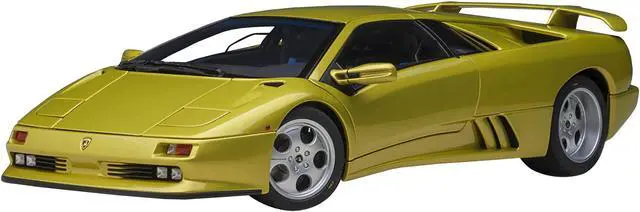 Alt view image 5 of 13 - Lamborghini Diablo SE30 Giallo Spyder Yellow Metallic 1/18 Model Car by Autoart
