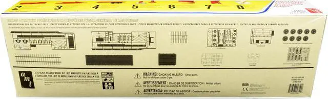 Alt view image 6 of 6 - Skill 3 Model Kit Great Dane Extendable Heavy Duty Flat Bed Trailer with Functional Sliding Tandem 1/25 Scale Model by AMT