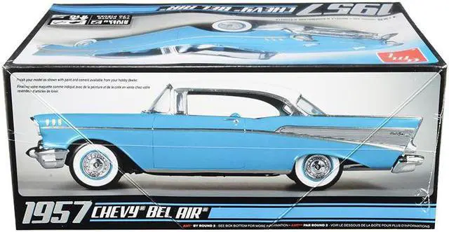 Alt view image 13 of 20 - 1957 Chevy Bel Air 1/25 Scale Plastic Model Kit AMT
