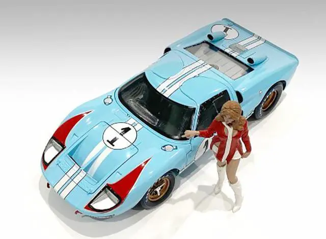 Alt view image 4 of 5 - "Race Day 2" Figurine V for 1/24 Scale Models by American Diorama