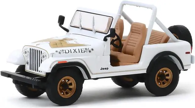 Alt view image 4 of 5 - 1979 Jeep CJ-7 Golden Eagle "Dixie" White 1/43 Diecast Model Car  by Greenlight