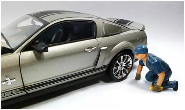 Alt view image 4 of 6 - American Diorama 23793 Tow Truck Driver Operator Scott Figure for 1-18 Scale Diecast Car Models