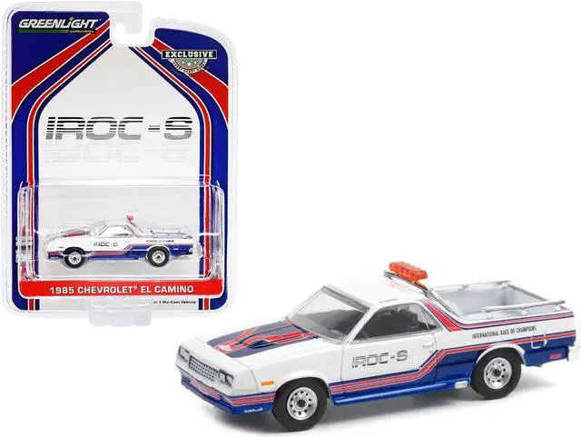 Alt view image 3 of 5 - 1985 Chevrolet El Camino SS Pickup Pace Truck IROC-S "International Race of Champions" (1985) "Hobby Exclusive" 1/64 Diecast Model Car by Greenlight