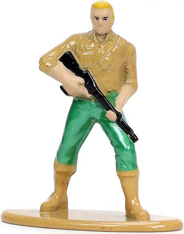 Alt view image 10 of 10 - V.A.M.P. Olive Green and Duke Diecast Figurine "G.I. Joe" "Hollywood Rides" Series 1/32 Diecast Model Car by Jada