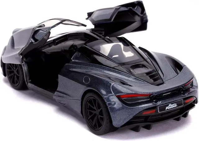 Alt view image 7 of 9 - Shaw's McLaren 720S RHD (Right Hand Drive) Metallic Gray "Fast & Furious Presents: Hobbs & Shaw" (2019) Movie 1/32 Diecast Model Car by Jada