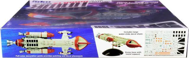 Alt view image 5 of 6 - Skill 2 Model Kit Hawk Mark IX Space Fighter "Space: 1999" (1975-1977) TV Show 1/48 Scale Model by MPC