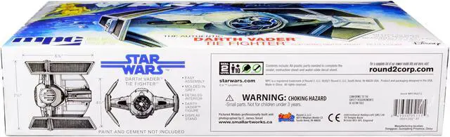 Alt view image 4 of 6 - Skill 2 Model Kit Darth Vader's Tie Fighter "Star Wars: Episode IV ?A New Hope" (1977) Movie by MPC