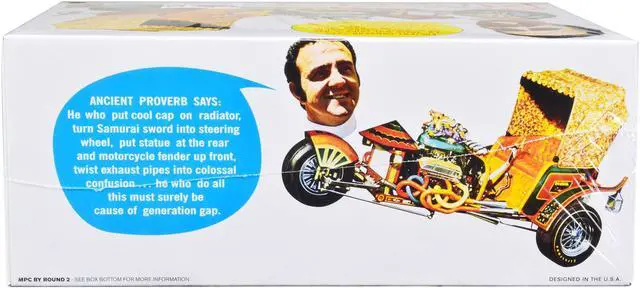 Alt view image 7 of 12 - Skill 2 Model Kit George Barris' Wild Chinatown Express Ricksha 1/20 Scale Model by MPC
