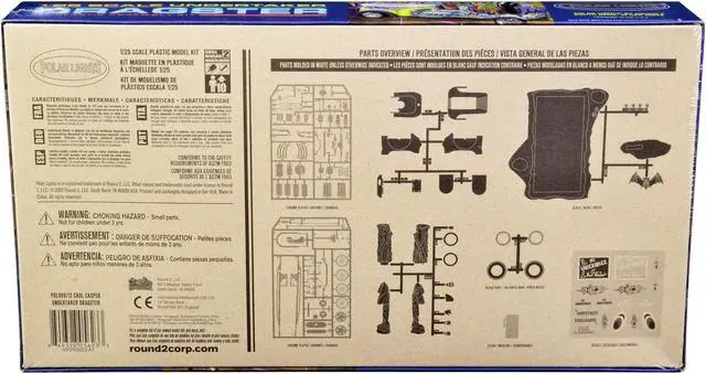 Alt view image 9 of 12 - Skill 2 Model Kit Undertaker Dragster by Carl Casper 1/25 Scale Model by Polar Lights