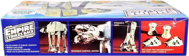Alt view image 3 of 6 - Skill 2 Model Kit AT-AT (All-Terrain Armored-Transport) "Star Wars: The Empire Strikes Back" (1980) Movie 1/100 Scale Model by MPC