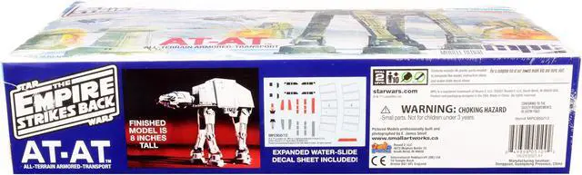Alt view image 4 of 6 - Skill 2 Model Kit AT-AT (All-Terrain Armored-Transport) "Star Wars: The Empire Strikes Back" (1980) Movie 1/100 Scale Model by MPC