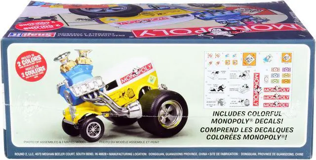 Alt view image 5 of 6 - Skill 1 Snap Model Kit Custom Willys Panel Van Jail Breaker "Monopoly" 1/25 Scale Model by MPC