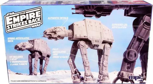 Alt view image 5 of 6 - Skill 2 Model Kit AT-AT (All-Terrain Armored-Transport) "Star Wars: The Empire Strikes Back" (1980) Movie 1/100 Scale Model by MPC