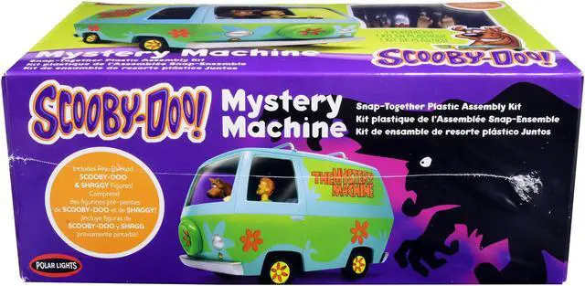 Alt view image 4 of 6 - Skill 1 Snap Model Kit The Mystery Machine with Two Figurines (Scooby-Doo and Shaggy) 1/25 Scale Model by Polar Lights