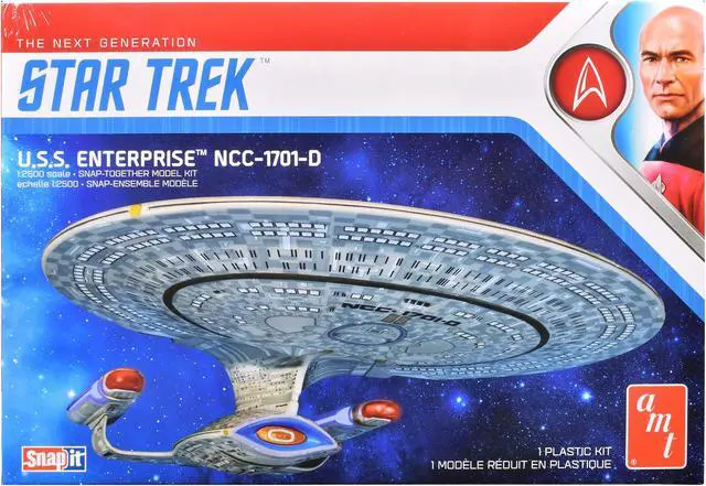 Alt view image 5 of 8 - Star Trek U.s.s. Enterprise D The Next Generation Snap Kit