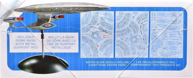 Alt view image 7 of 8 - Star Trek U.s.s. Enterprise D The Next Generation Snap Kit