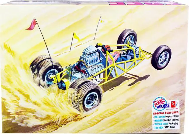 Alt view image 3 of 6 - Skill 2 Model Kit Sandkat Dune Dragster 1/25 Scale Model by AMT