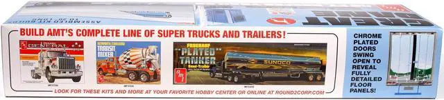 Alt view image 5 of 6 - Skill 3 Model Kit Great Dane 40 Ft. Reefer Refrigerated Trailer 1/25 Scale Model by AMT