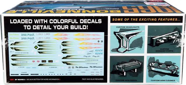 Alt view image 5 of 6 - Skill 2 Model Kit 1965 Pontiac Bonneville Sport Coupe 3-in-1 Kit 1/25 Scale Model by AMT