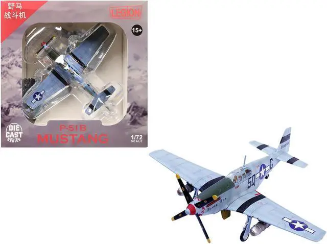 Main image of North American P-51B Mustang Aircraft "Bonny Bea" (1944) US Army Air Forces 1/72 Diecast Model by Legion