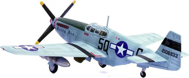 Alt view image 3 of 4 - North American P-51B Mustang Aircraft "Bonny Bea" (1944) US Army Air Forces 1/72 Diecast Model by Legion