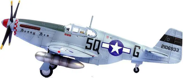 Alt view image 2 of 4 - North American P-51B Mustang Aircraft "Bonny Bea" (1944) US Army Air Forces 1/72 Diecast Model by Legion