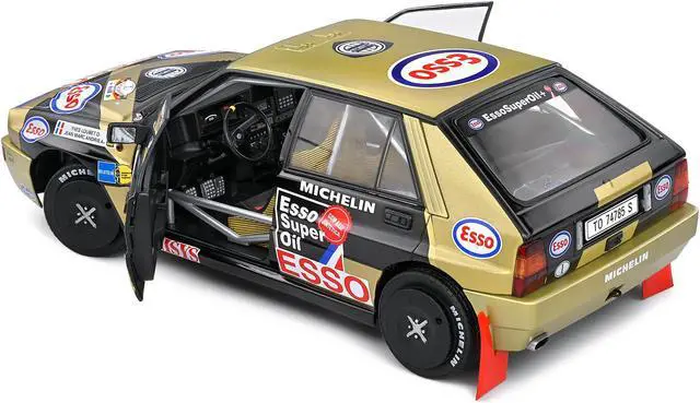 Alt view image 4 of 5 - Lancia Delta HF Integrale #2 3rd Place "ADAC Rallye Deutschland" (1989) "Competition" Series 1/18 Diecast Model Car by Solido