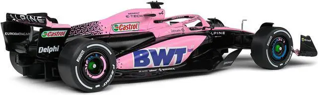 Alt view image 3 of 5 - Alpine A523 Pink Edition "BWT" Formula One F1 "Presentation Version" (2023) "Competition" 1/18 Diecast Model Car by Solido