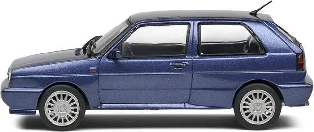 Alt view image 2 of 3 - 1989 Volkswagen Golf Rallye G60 Syncro Blue Metallic 1/43 Diecast Model Car by Solido