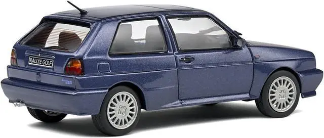 Alt view image 3 of 3 - 1989 Volkswagen Golf Rallye G60 Syncro Blue Metallic 1/43 Diecast Model Car by Solido