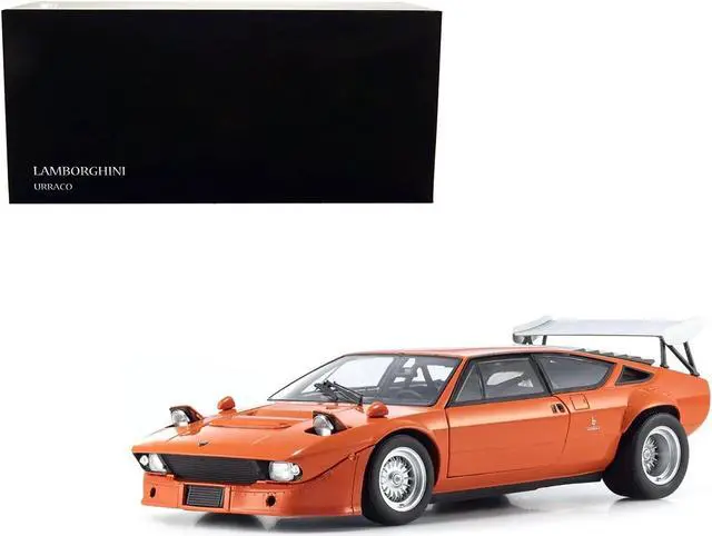 Main image of Lamborghini Urraco Rally Orange 1/18 Diecast Model Car by Kyosho