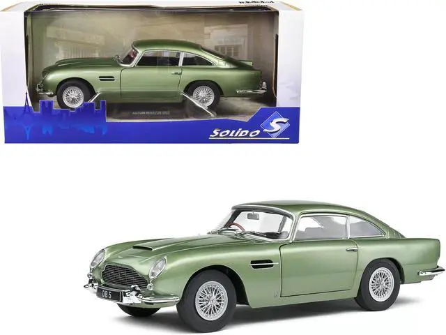 Main image of 1964 Aston Martin DB5 RHD (Right Hand Drive) Porcelain Green Metallic 1/18 Diecast Model Car by Solido