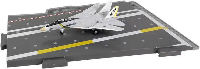 Alt view image 5 of 6 - Grumman F-14B Tomcat Fighter Aircraft "VF-142 Ghostriders" (CVN-65) Aircraft Carrier Deck 1/200 Diecast Model by Forces of Valor