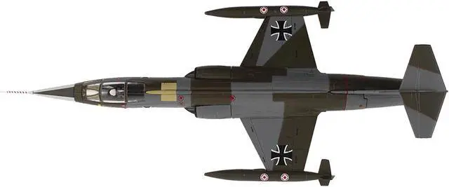 Alt view image 3 of 4 - Lockheed RF-104G Starfighter Fighter Aircraft "AG 51, Immelmann" (1966) German Luftwaffe 1/72 Diecast Model by Hobby Master