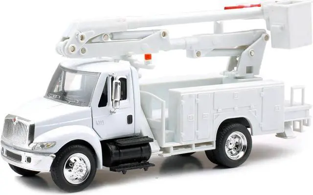 Alt view image 2 of 3 - International 4200 Line Maintenance Service Truck White "Long Haul Trucker" Series 1/43 Diecast Model by New Ray